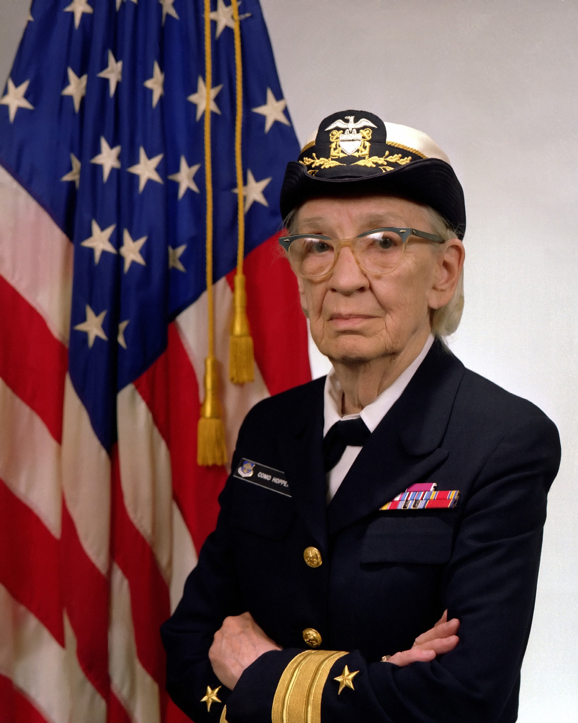 Historical photograph of Grace Hopper.