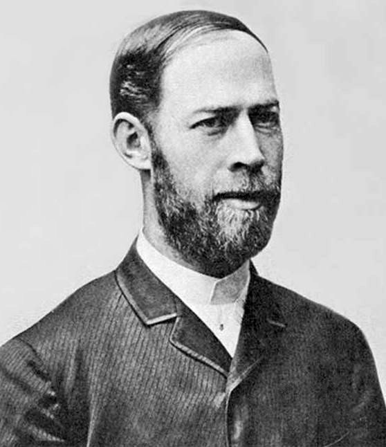 Historical photograph of Heinrich Hertz.
