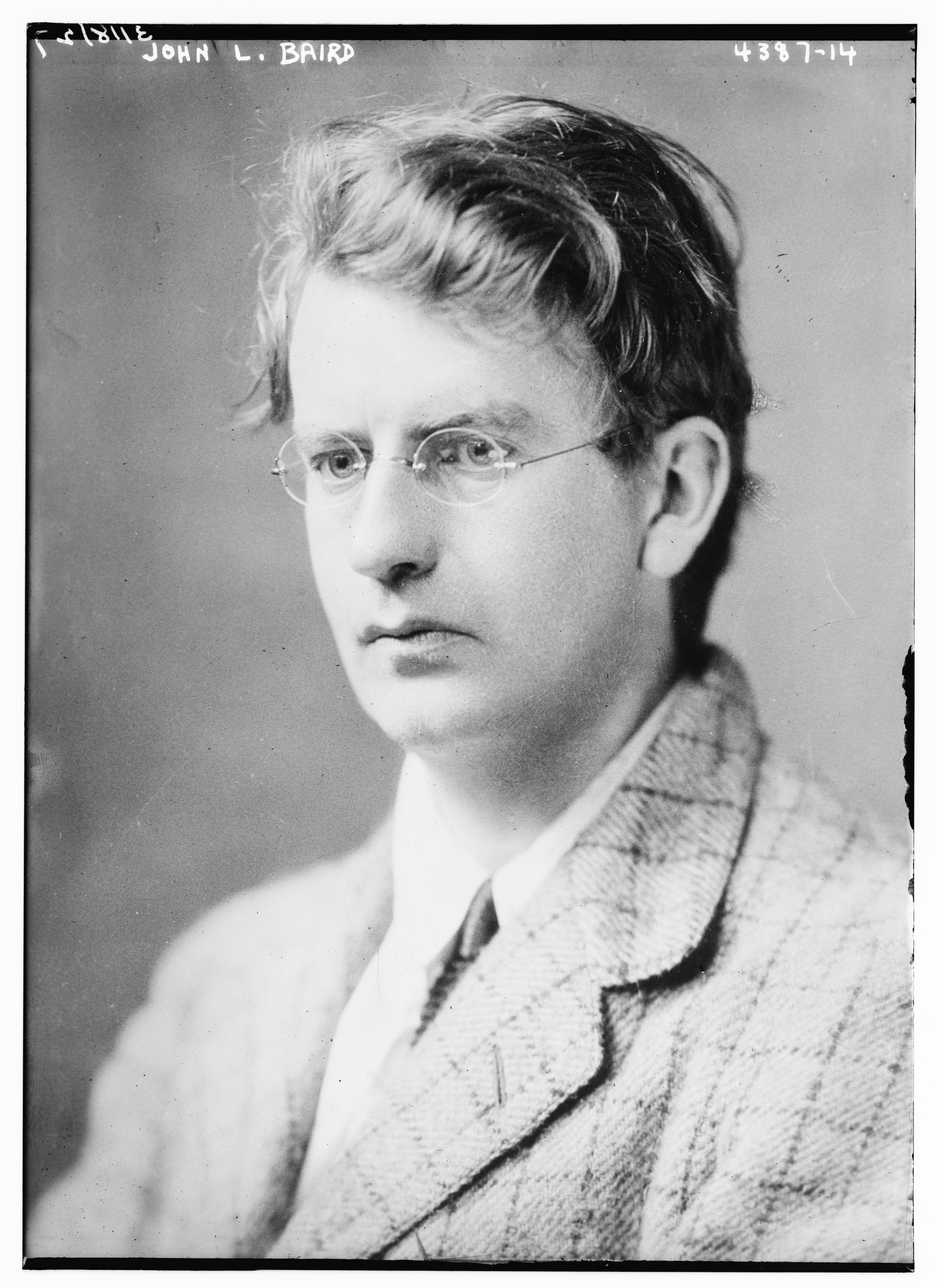 Historical photograph of John Logie Baird.
