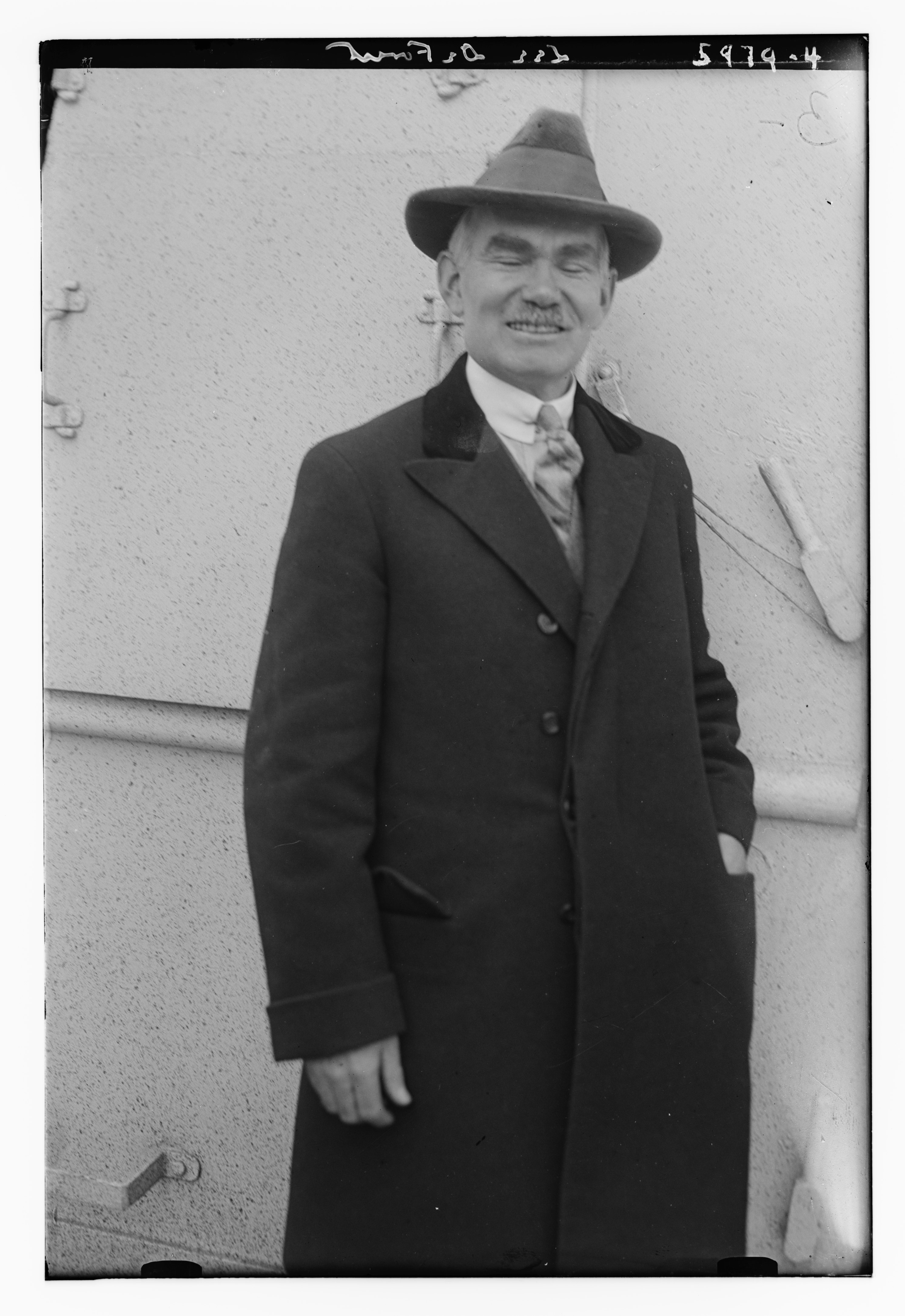 Historical photograph of Lee de Forest.